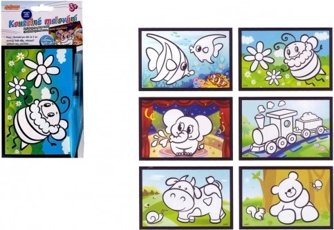 Вълшебно рисуване с вода – комплект картинка и четка