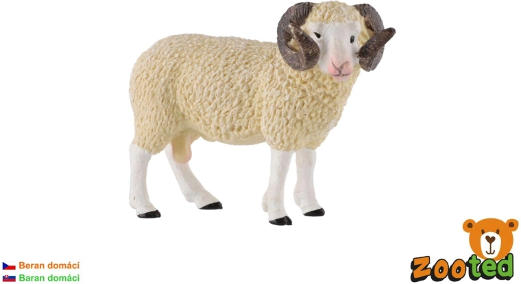 Realistic Plastic Ram Figure