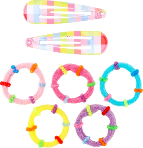 Souza! Beryl Hair Clips and Hair Ties - 7 pcs