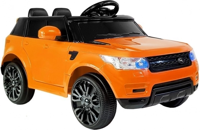 Electric kids' SUV car orange