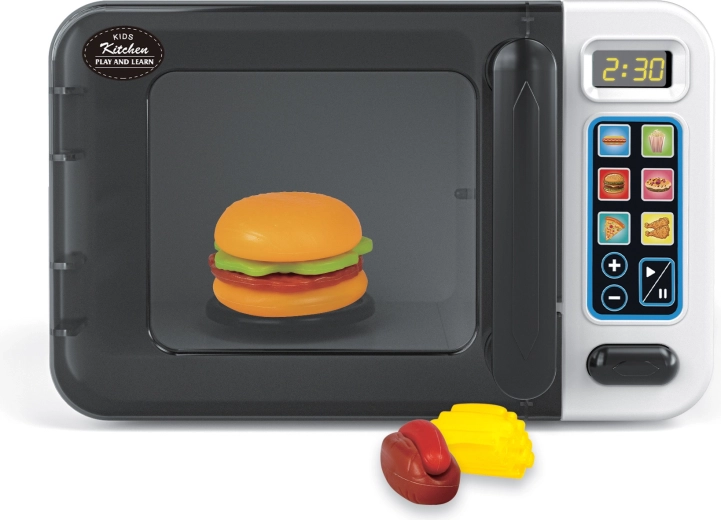 Interactive Children's Microwave with Lights and Sounds