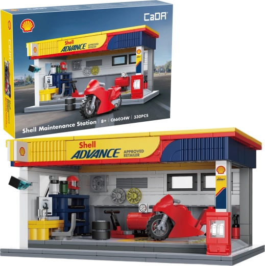 CaDA Shell сервизна станция – конструктор 330 части