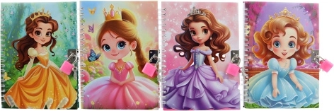 Princess lock diary