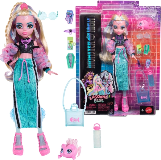 Monster High кукла Lagoona Blue с аксесоари