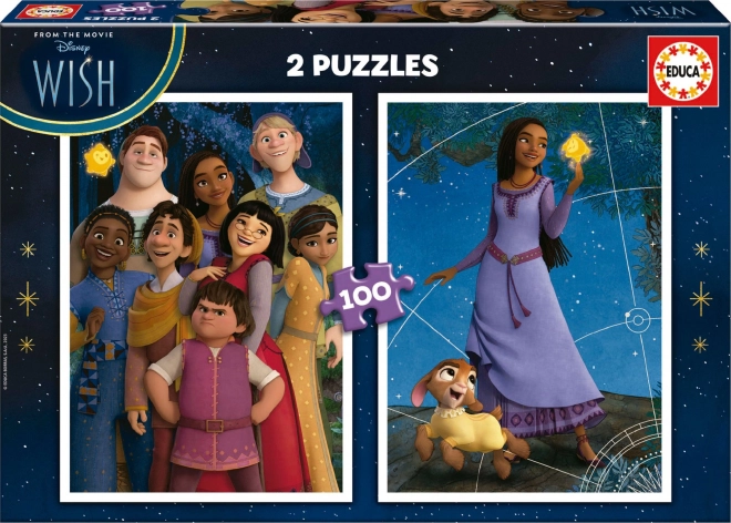 Educa Puzzle Wishes 2×100 pieces