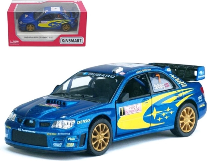 Subaru Impreza WRC метален модел 1:36 с Pull Back задвижване