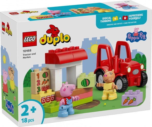 LEGO DUPLO PEPPA PIG трактор и пазар (10468)