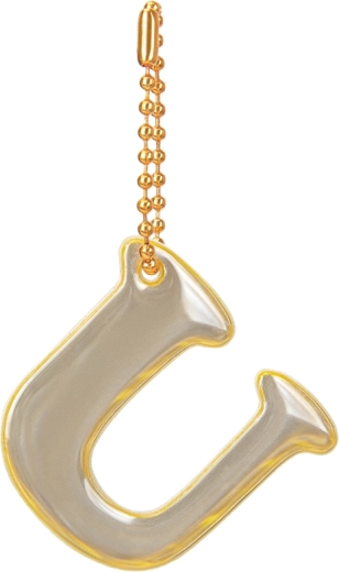 Baagl reflective pendant – letter U