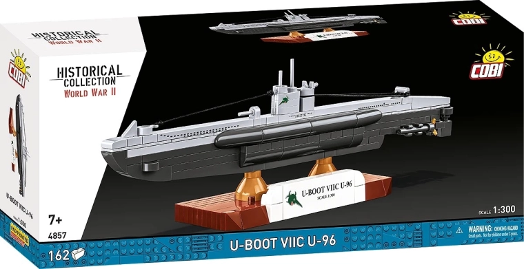 U-BOAT VIIC U-96 Submarine Building Set 1:300 (162 pieces)