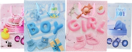 Gift bag for a newborn baby
