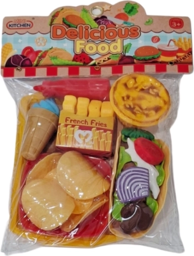 Fast food play food kitchen set - 1 piece