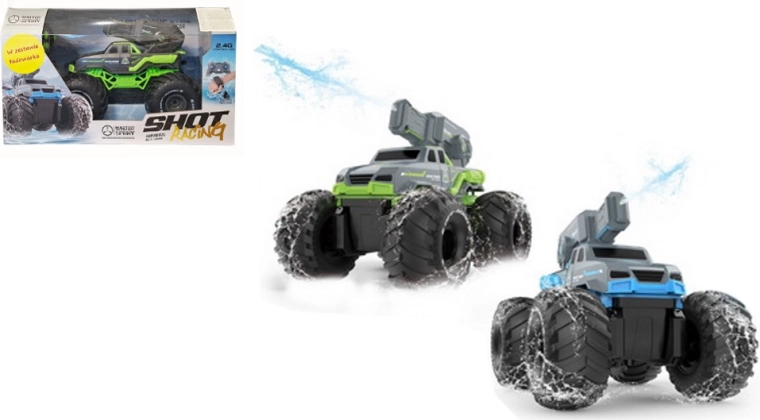 Off-road RC car with water cannon