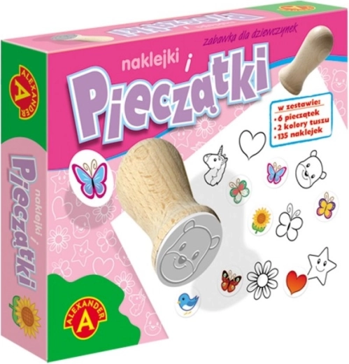 Stamp and Sticker Set for Girls ALEXANDER