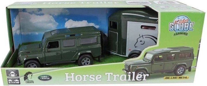 Land Rover with Horse Trailer