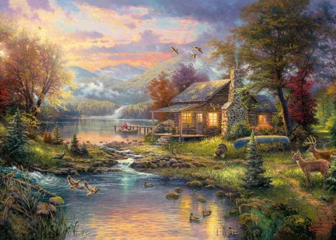 Puzzle Natural Paradise 1000 Pieces by Schmidt