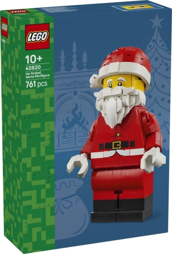 LEGO Iconic увеличена минифигурка Дядо Коледа