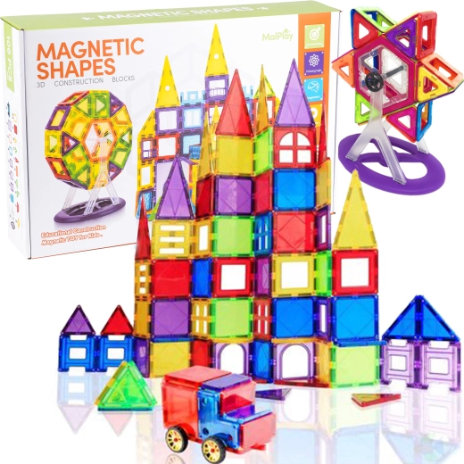 Магнитен 3D конструктор – 106 части