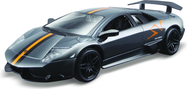 Bburago Hobby – Lamborghini Murciélago LP 670-4 SV, сива металик 1:32