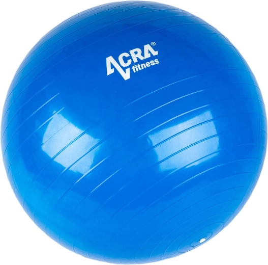 Гимнастическа топка ACRA синя 55 см – 1 брой