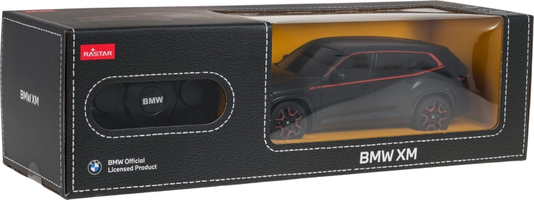 RC car 1:24 BMW XM by RASTAR, black