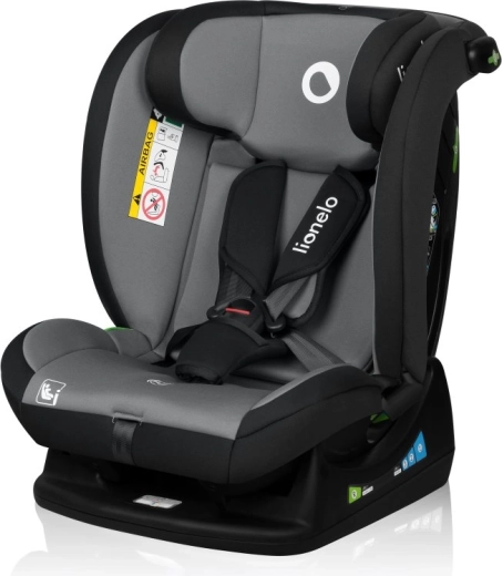 Детско столче за кола Lionelo Izzy i-Size 40–150 см Black Grey