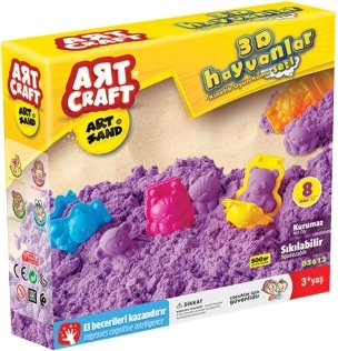 ART CRAFT кинетичен пясък за изработка на животни 500 г