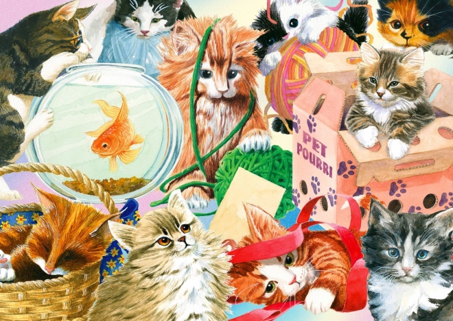 Enjoy Curious Cats Puzzle 1000 Pieces