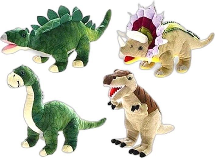 Dinoworld плюшен динозавър 37 см (4 вида) - 1 брой