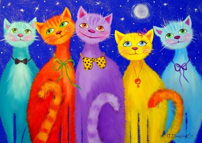 ENJOY Puzzle Smiling Cats 1000 Pieces
