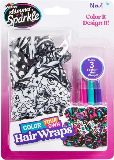 Cra-Z-Art Color Your Own Hair Ties