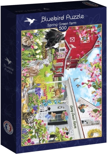 Пъзел Bluebird Ферма Spring Green 500 части