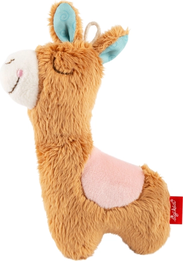 Sigikid plush llama – first cuddle toy with rattle