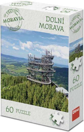 Пъзел Dino туристическо издание Моравия: Долна Моравия – 60 части