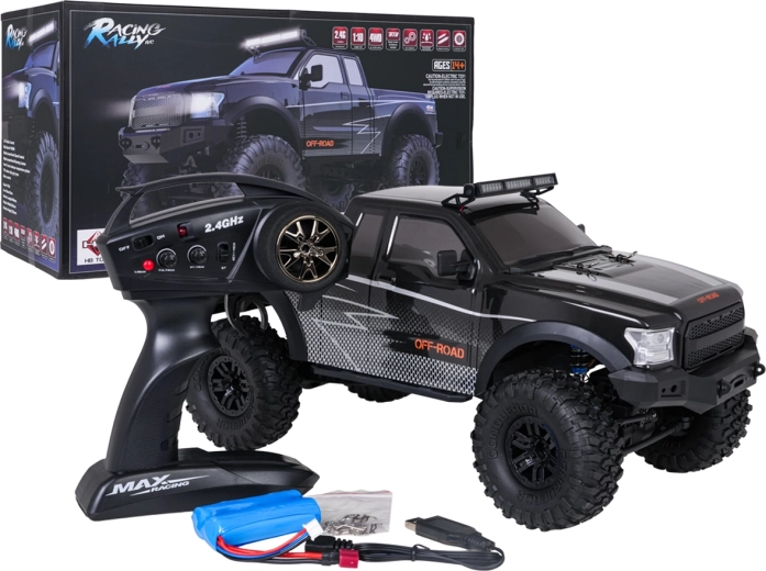 Теренен RC автомобил Climbing beast 4x4 1:10 черен