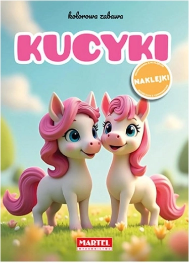 Ponies Coloring Book with Stickers