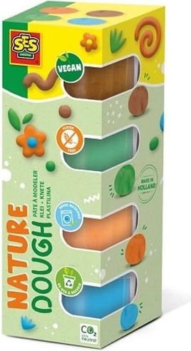SES Пластелин Nature 4 × 90 g