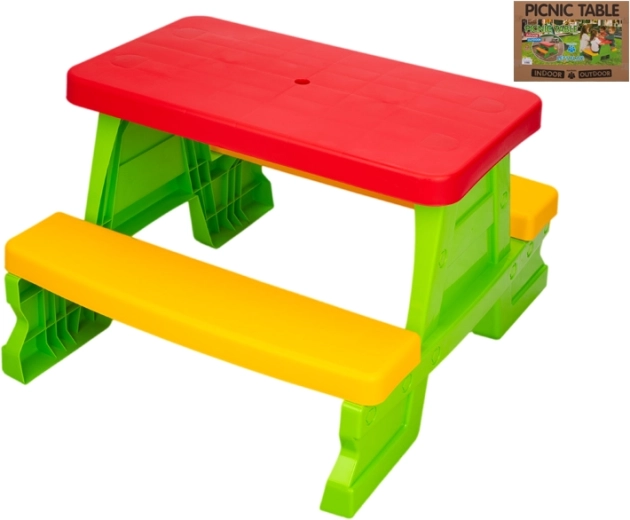 Dorex children's garden picnic table with benches
