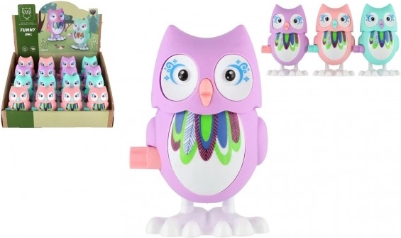 Пъстро навиващо се бухалче - играчка за деца