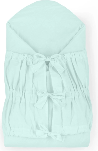 Petite&Mars завивачка с връзки Nurse с кокосова вложка Frosted Mint 75 × 75 cm