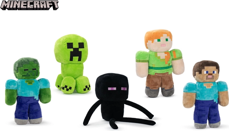 Minecraft плюшена фигурка 30 см (5 варианта), от раждането