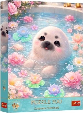 Пъзел Premium Plus Cuteness Overload Sladká tuleň - 500 части
