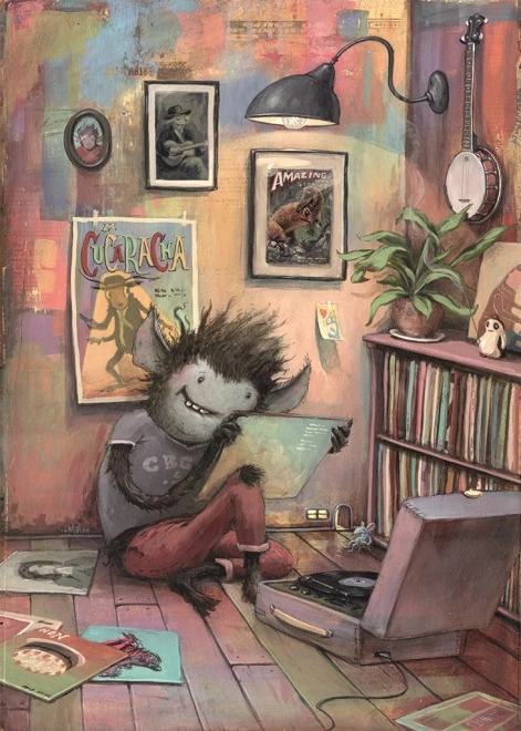 Пъзел HEYE Zozoville Винилово чудовище 1000 части