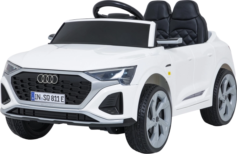 Children's electric ride-on car Audi SQ8 (white)