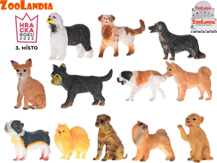 Zoolandia кученце – пластмасови фигурки на кучешки породи 5–9 cm