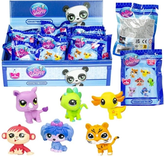 Фигурка Littlest Pet Shop – гумирана, микс видове в пликче