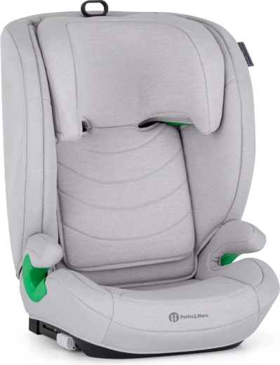 Petite&Mars car seat Astor Pro i-Size gentle grey 100–150 cm