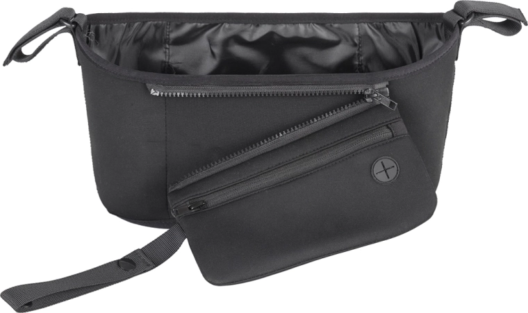 Petite&Mars Stroller Organizer Pocket Zip Black