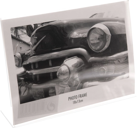 Transparent photo frame 18 × 13 cm