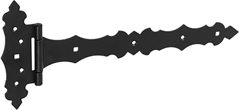 Decorative hinge 300 × 30 × 170 × 2.5 mm – black