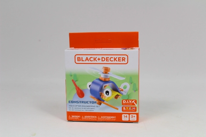 Buildable BLACK+DECKER Helicopter for Kids